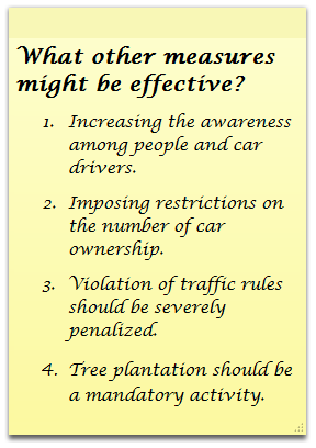 Violation of traffic rules